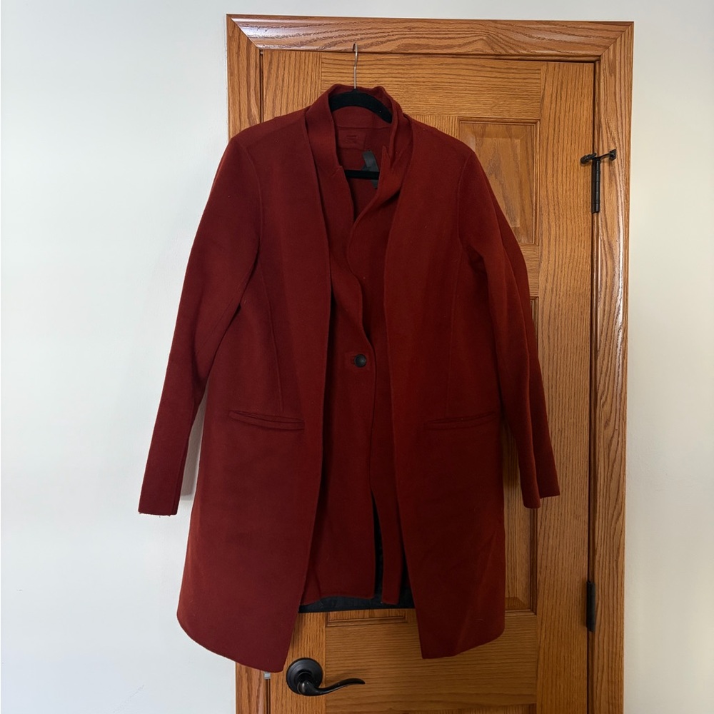 Rag & Bone Deep Red Trench Coat